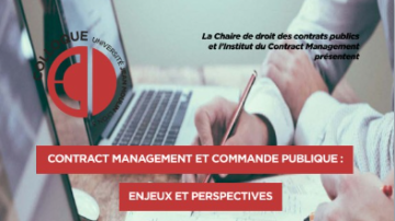 TABLES RONDES LYON - 04/04/2025 Contract Management et Commande Publique : Enjeux et perspectives