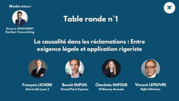 VIDEO - Les Tables Rondes de l'ICM | La causalité dans les réclamations : Entre exigence légale et application rigoriste